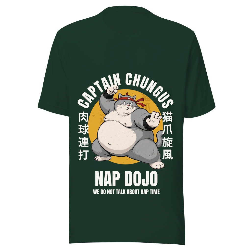 Captain Chungus Nap Dojo Tee - Forest